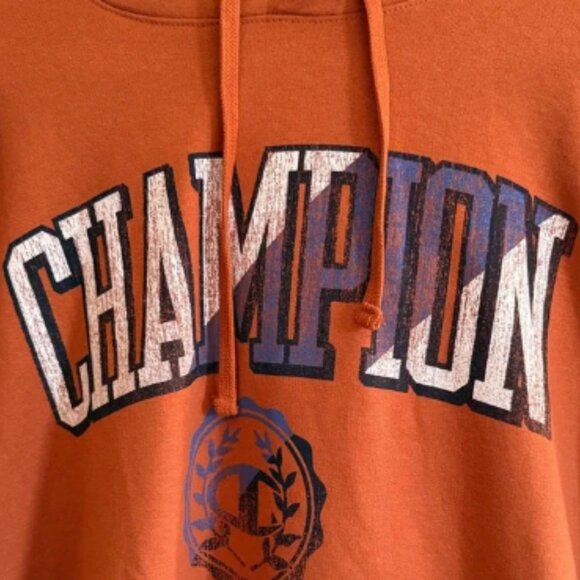 Champion Men's Rust Orange Hoodie - Picture 2 of 4